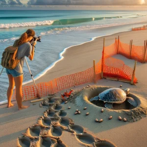 Sea Turtle Monitor. Environmental Specialist on Construction Projects.